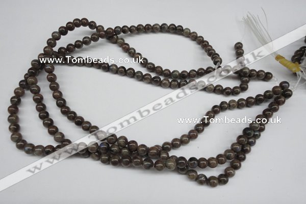 CLB431 15.5 inches 6mm round grey labradorite beads wholesale