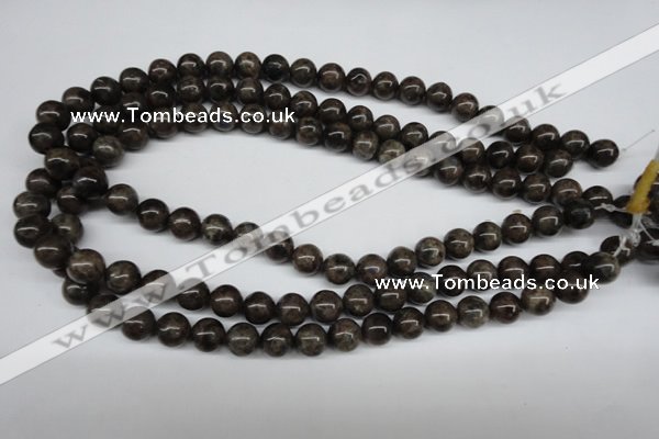 CLB433 15.5 inches 10mm round grey labradorite beads wholesale