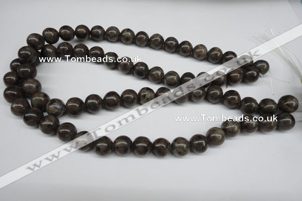 CLB434 15.5 inches 12mm round grey labradorite beads wholesale