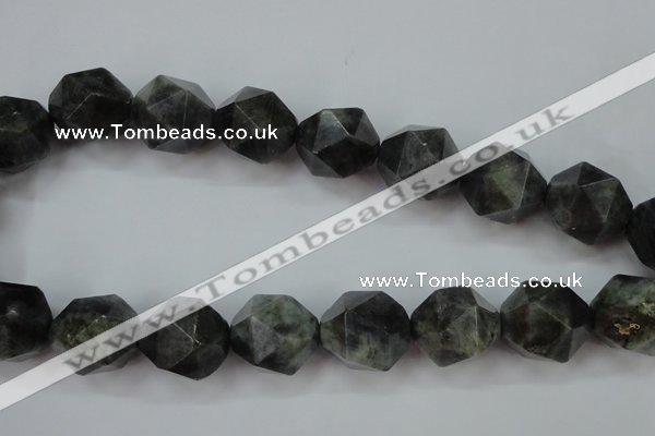 CLB458 15 inches 20mm faceted nuggets labradorite gemstone beads