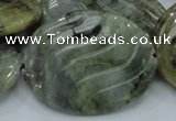 CLB50 15.5 inches 30*40mm carved oval labradorite gemstone beads