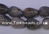 CLB505 15.5 inches 13*18mm faceted teardrop labradorite beads