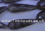 CLB507 15.5 inches 10*30mm faceted teardrop labradorite beads