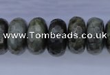 CLB58 15.5 inches 10*20mm faceted rondelle labradorite beads