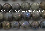 CLB613 15.5 inches 10mm faceted round AB-color labradorite beads