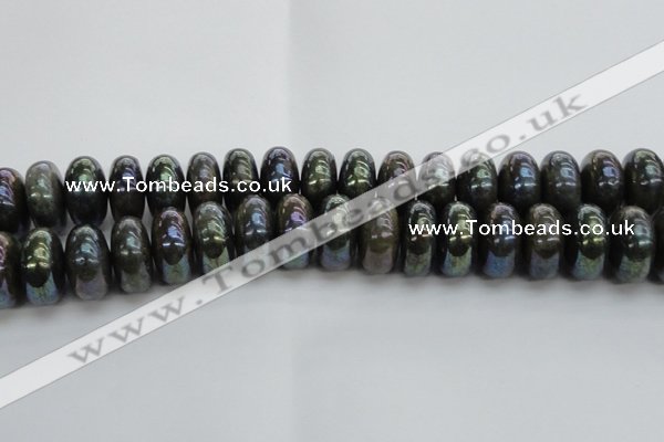 CLB622 15.5 inches 10*20mm rondelle AB-color labradorite beads