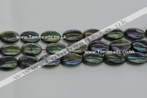 CLB653 15.5 inches 20*30mm oval AB-color labradorite beads