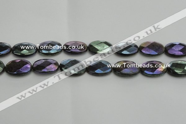 CLB660 15.5 inches 13*18mm faceted oval AB-color labradorite beads