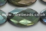 CLB664 15.5 inches 25*35mm faceted oval AB-color labradorite beads