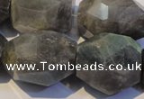 CLB704 15.5 inches 15*18mm - 20*25mm faceted nuggets labradorite beads