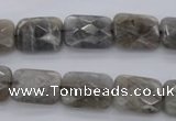 CLB748 15.5 inches 8*12mm faceted rectangle labradorite gemstone beads