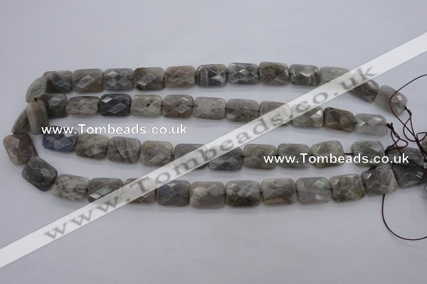 CLB749 15.5 inches 10*14mm faceted rectangle labradorite gemstone beads