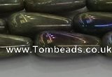 CLB781 15.5 inches 10*30mm teardrop AB-color labradorite beads