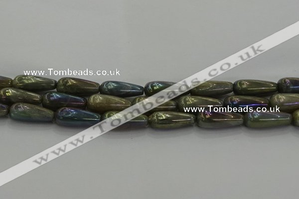 CLB781 15.5 inches 10*30mm teardrop AB-color labradorite beads