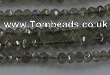 CLB795 15.5 inches 2*3mm faceted rondelle labradorite beads