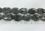 CLB799 25*30mm - 25*35mm faceted octagonal labradorite beads