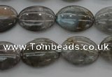 CLB83 15.5 inches 12*16mm oval labradorite beads wholesale