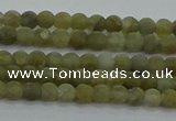 CLB870 15.5 inches 3mm round matte labradorite gemstone beads