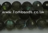 CLB902 15.5 inches 8mm faceted round labradorite gemstone beads