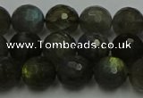 CLB903 15.5 inches 10mm faceted round labradorite gemstone beads