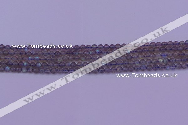 CLB910 15.5 inches 4mm round labradorite gemstone beads