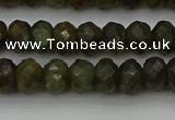 CLB957 15.5 inches 6*10mm faceted rondelle labradorite beads