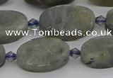 CLB977 15.5 inches 12*20mm oval labradorite gemstone beads