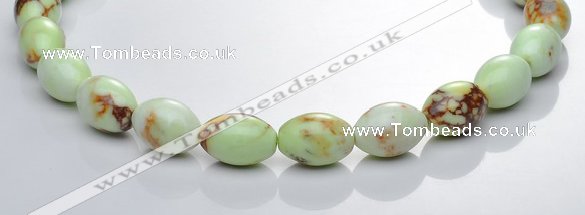 CLE03 13*18mm rice lemon turquoise  gemstone beads Wholesale