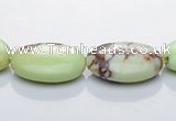 CLE09 oval 13*18mm  lemon turquoise gemstone beads Wholesale