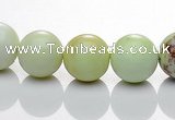 CLE20 16 inches 10mm round lemon turquoise stone beads Wholesale