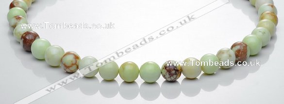 CLE20 16 inches 10mm round lemon turquoise stone beads Wholesale