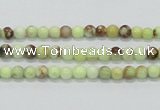 CLE30 15.5 inches 4mm round lemon turquoise beads wholesale