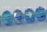 CLG41 14 inches 8*10mm faceted rondelle handmade lampwork beads