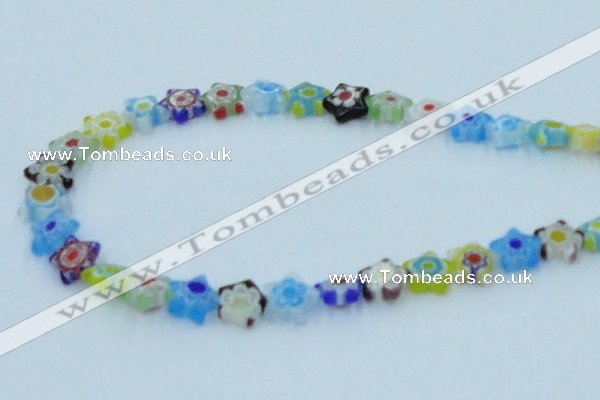 CLG513 16 inches 10*10mm star lampwork glass beads wholesale