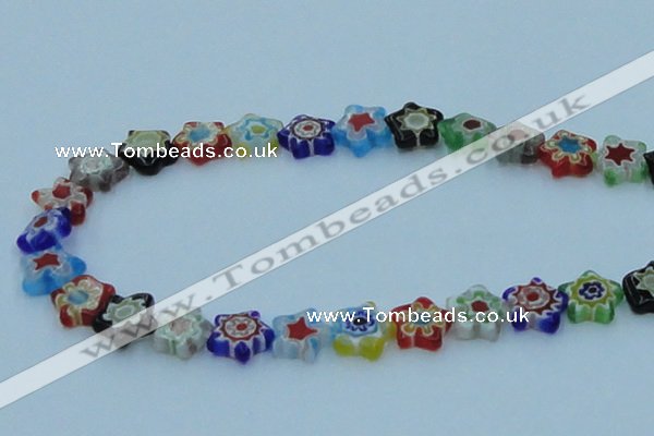 CLG514 16 inches 12*12mm star lampwork glass beads wholesale