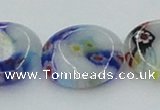 CLG518 16 inches 16mm flat round lampwork glass beads wholesale