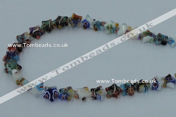 CLG528 16 inches 10*10mm star lampwork glass beads wholesale