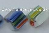 CLG530 16 inches 10*10mm cube lampwork glass beads wholesale