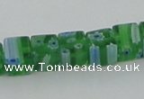 CLG561 16 inches 6*6mm cube lampwork glass beads wholesale