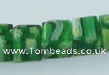 CLG565 16 inches 8*8mm cube lampwork glass beads wholesale