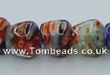 CLG574 16 inches 10*12mm apple lampwork glass beads wholesale