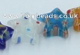 CLG592 16 inches 14*14mm star lampwork glass beads wholesale