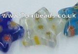 CLG593 16 inches 18*18mm star lampwork glass beads wholesale