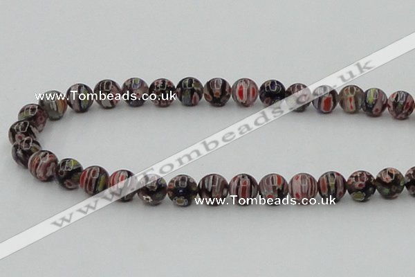 CLG604 16 inches 10mm round lampwork glass beads wholesale