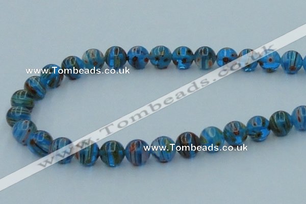 CLG605 16 inches 10mm round lampwork glass beads wholesale