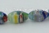 CLG611 5PCS 16 inches 7*12mm rice lampwork glass beads wholesale