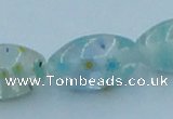 CLG615 3PCS 16 inches 10*16mm rice lampwork glass beads wholesale