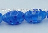 CLG616 3PCS 16 inches 10*16mm rice lampwork glass beads wholesale