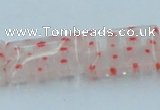 CLG619 5PCS 16 inches 10*14mm rectangle lampwork glass beads wholesale