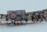 CLG621 5PCS 16 inches 10*14mm rectangle lampwork glass beads wholesale